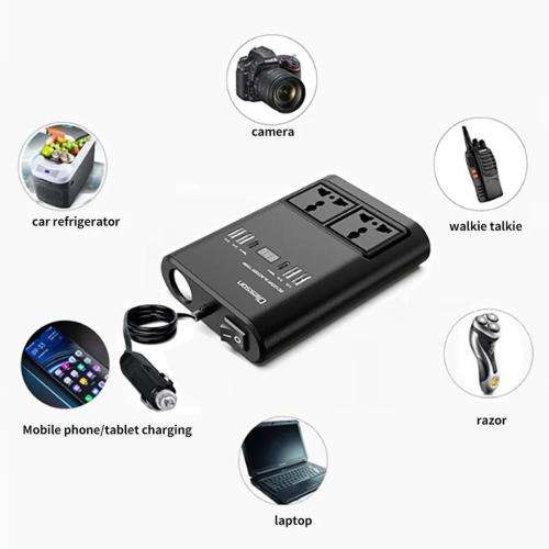 Multifunctional Travel Global Universal 150W Car Inverter Socket Plug Converter