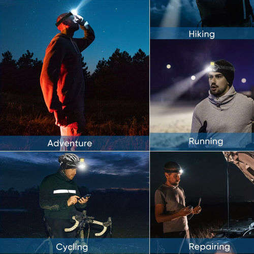 FA-LY801S Rechargeable COB+LED Sensor Head Lamp With Type C Charger