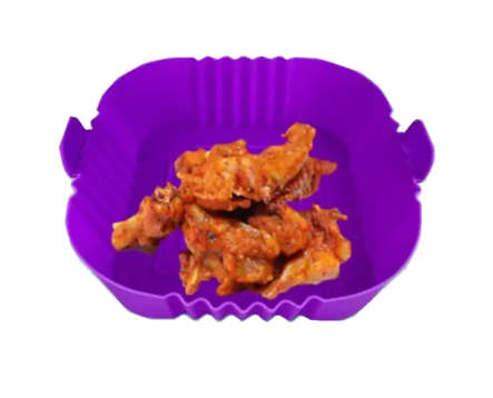 Silicone Air Fryer Mat Reusable Fryer Basket For Kitchen Oven Cooker