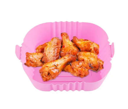 Silicone Air Fryer Mat Reusable Fryer Basket For Kitchen Oven Cooker