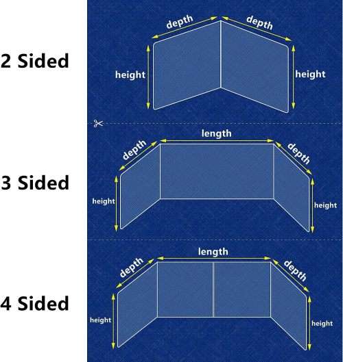 Kitchen Cooking Stainless Steel Oil Splatter Guard Foil Foldable Oil Baffle