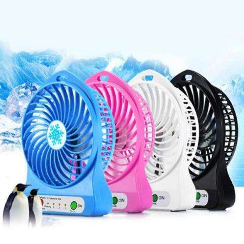 Portable Rechargeable 1200Mah Mini Fan