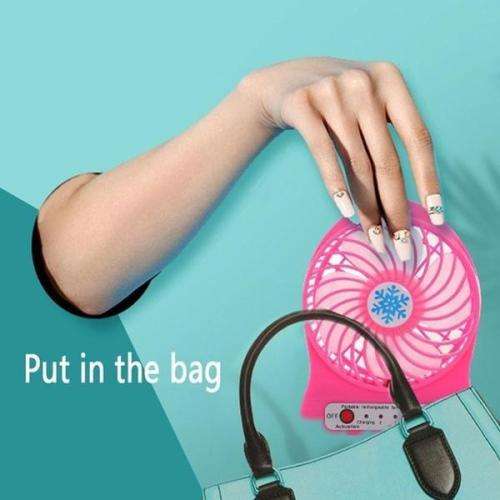Portable Rechargeable 1200Mah Mini Fan