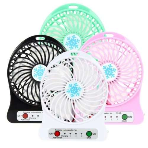 Portable Rechargeable 1200Mah Mini Fan