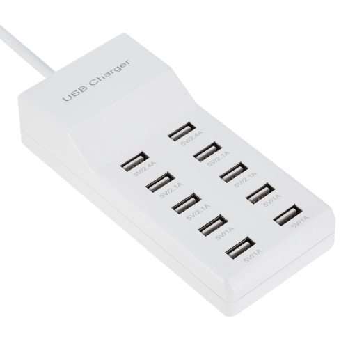 SE-TQ08 10 Port USB Hub 50W 2.4A