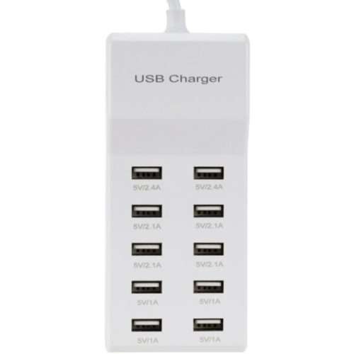 SE-TQ08 10 Port USB Hub 50W 2.4A