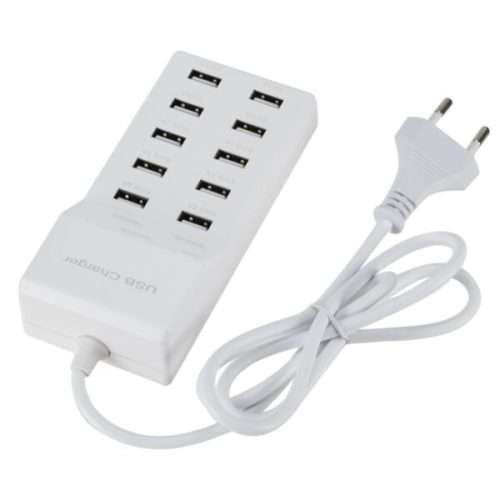 SE-TQ08 10 Port USB Hub 50W 2.4A