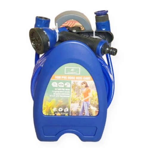 Car Wash Hose 10M With Reel And Nozzle