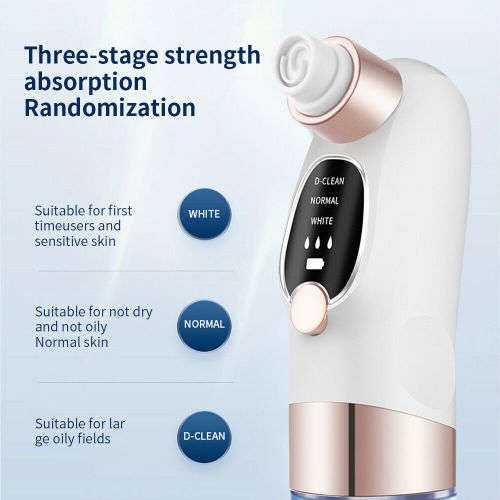 Vacuum Blackhead Remover Facial Skin Pore Acne Pimple 5 Sucker Cleaner Machine