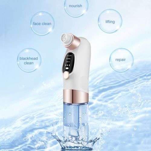 Vacuum Blackhead Remover Facial Skin Pore Acne Pimple 5 Sucker Cleaner Machine
