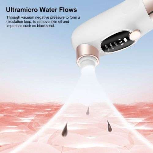 Vacuum Blackhead Remover Facial Skin Pore Acne Pimple 5 Sucker Cleaner Machine