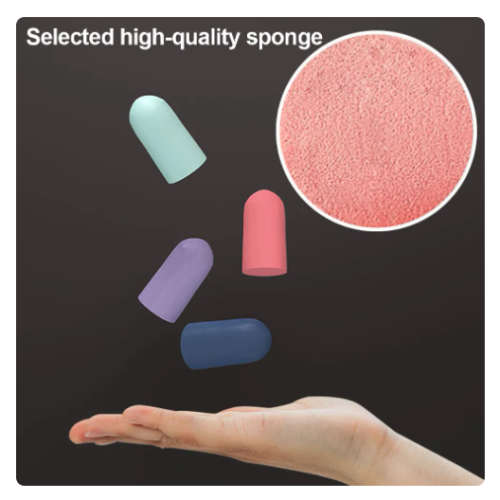 1 Pair Of Special Silent Soft Anti-Noise Earplugs Sleep Earplugs