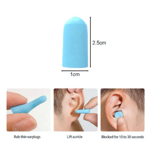 1 Pair Of Special Silent Soft Anti-Noise Earplugs Sleep Earplugs