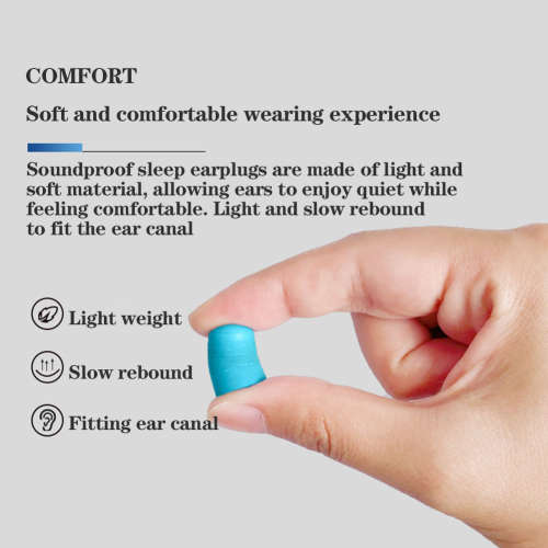 1 Pair Of Special Silent Soft Anti-Noise Earplugs Sleep Earplugs
