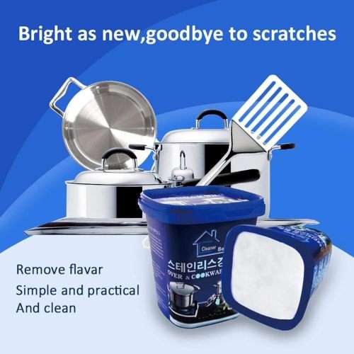 Stainless Steel Cookware Cleaning Paste Household Kitchen Cleaner Washing Pot Bottom