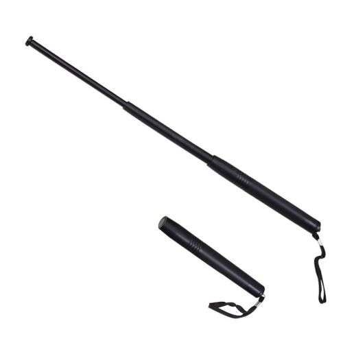 Self-defense Stick Black Telescopic Stick With Storage Bag