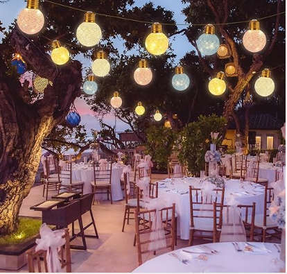 LED String Light 5M Outdoor Crystal Ball Light