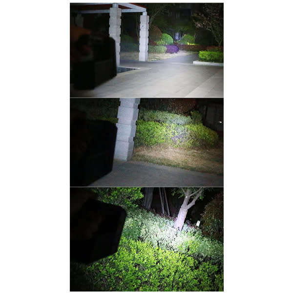 8 LED Solar Rechargeable Flashlights Multifunction LED Torch Portable Flashlight