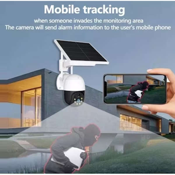 Solar Panel Camera PTZ 2MP HD V380