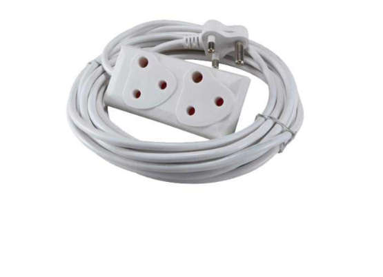 10m Extension Cord With A Two-Way Multi-Plug