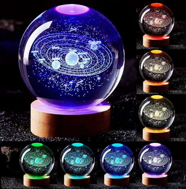 Led Crystal Ball Night Light Night Light