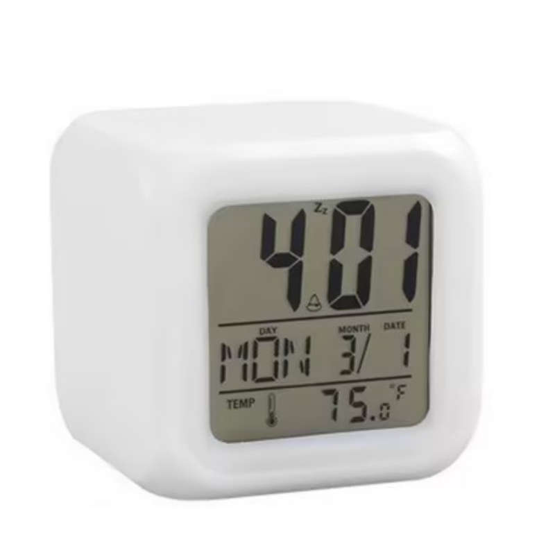 Luminous Alarm Clock Colorful LED Alarm Clock