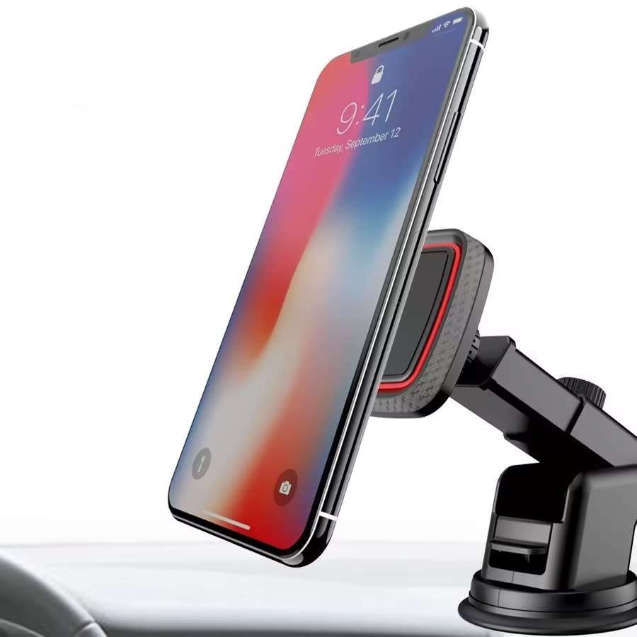 Car Mobile Phone Holder Magnetic Dashboard Telescopic Navigation Magnet Holder