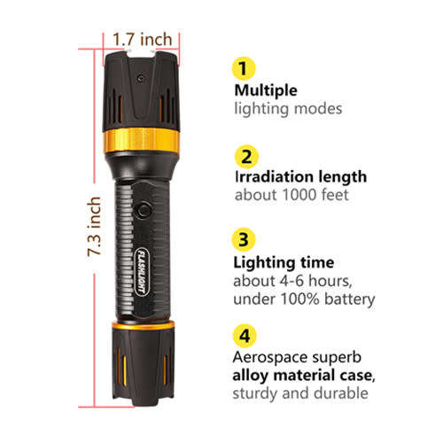 Electric Shock Self Defense Flashlight Shocker