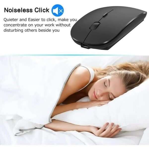 Portable Rechargeable 1200DPI Optical Wireless Mouse