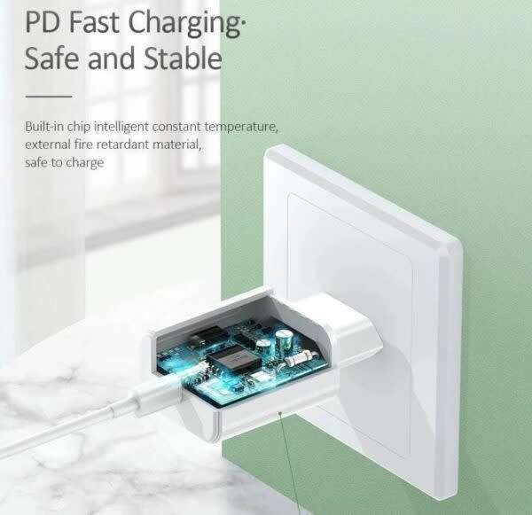 25W Fast Charging USB Type-C EU Adapter