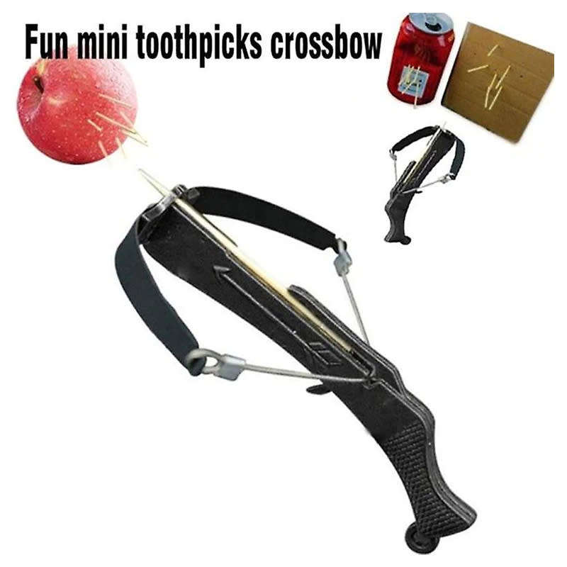 Toothpick Mini Crossbow Bow Cross Arrow Bow Toy