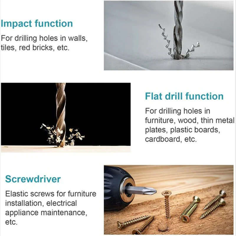 Convenient And Exquisite Electric Impact Drill 220V