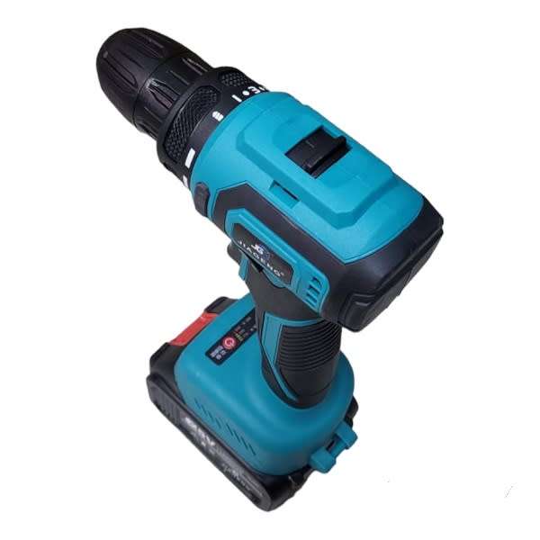 Electric Drill Angle Grinder Tool Set With Two 25V Batteries
