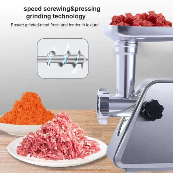 Electric Meat Grinder Sausage Stuffing Machine 1800W