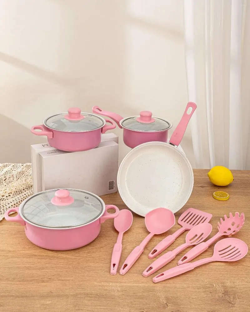 13 PIECES COOKWARE SET