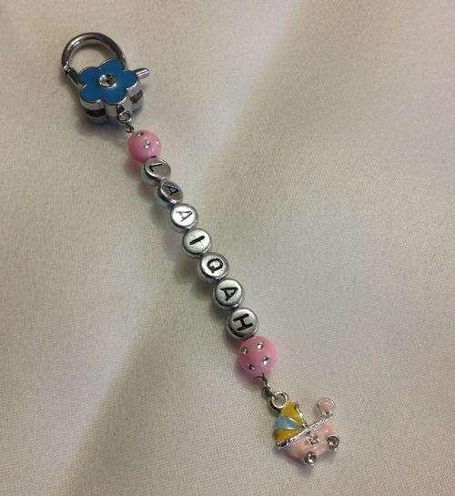 Personalised nappy bag tag