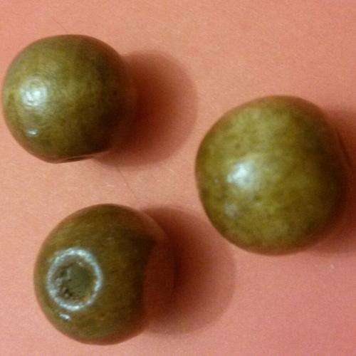 20mm saddle brown wooden beads (priced per bead)