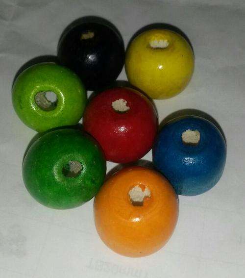 20mm pack of assorted colours (10 beads in a pack)  ***SALE***