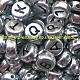 Silver alphabet beads