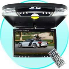 Car Roof Mounted Multimedia DVD System with 9 Inch LCD Monitor