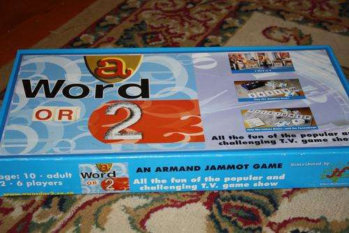 ** A WORD OR TWO** BOARD GAME BARGAIN!!!!