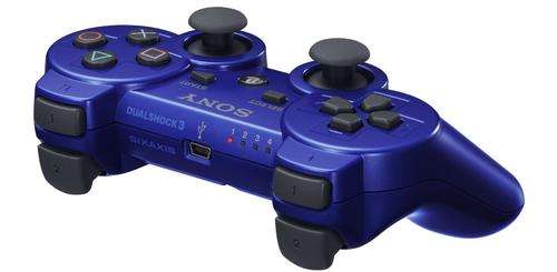 SONY PS3 Dual Shock 3 Wireless Bluetooth SIX AXIS Controller Blue