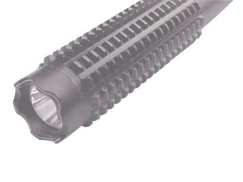 1109 STUN GUN | ALUMINIUM ALLOY RECHARGEABLE STUN GUN WITH TORCH | 1300000V