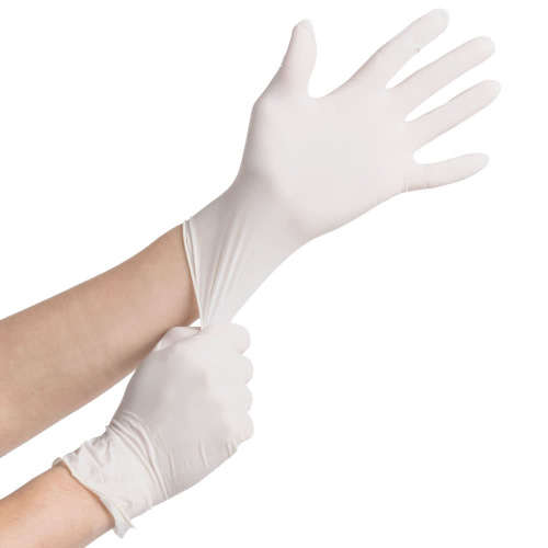NITRILE GLOVES (BOX OF 100) - BLUE MEDIUM