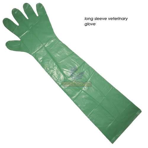 LONG ARM GREEN GLOVE (BOX OF 100)