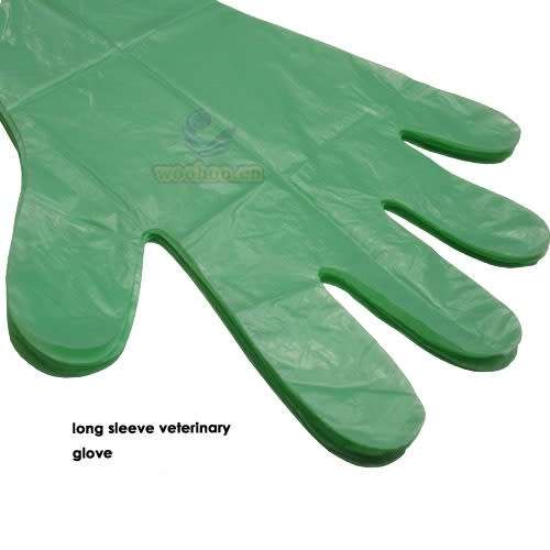 LONG ARM GREEN GLOVE (BOX OF 100)