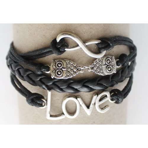 INFINITY / OWLS / LOVE MULTI STRAND BRACELET