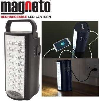 MAGNETO RECHARGEABLE LED LANTERN - 1000 LUMENS