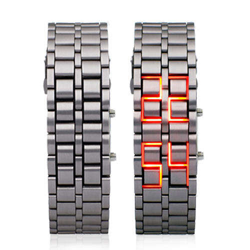 IRON SAMURAI - JAPANESE INSPIRED RED LED WATCH