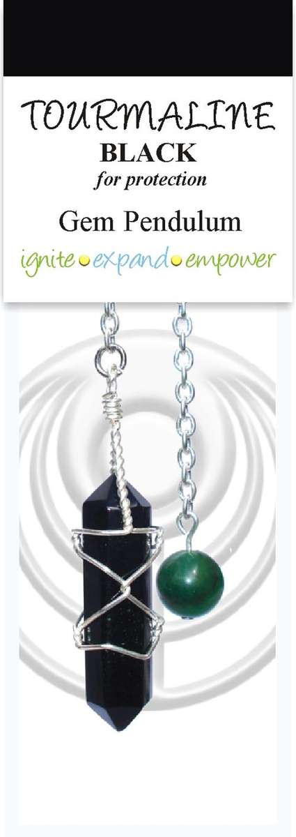 BLACK TOURMALINE PENDULUM